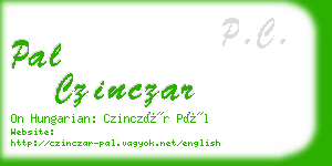 pal czinczar business card